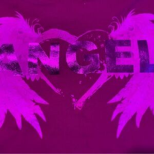 Pink Angel crop top